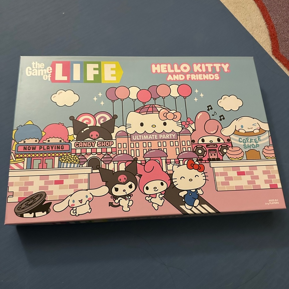 Hello Kitty and Friends Life Board Game - Pink and Blue